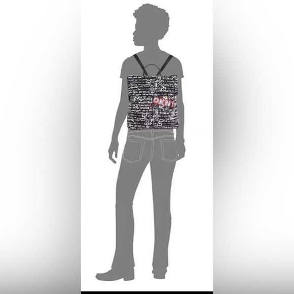 Dkny Handbags - DKNY GRAFFITI BACKPACK HANDBAG